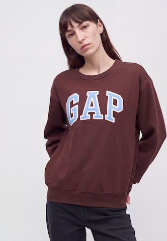 Gap Tall - Sudadera 'HERITAGE' en marrón: frente