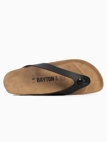 Bayton - Chinelos de dedo 'Lucca' em preto