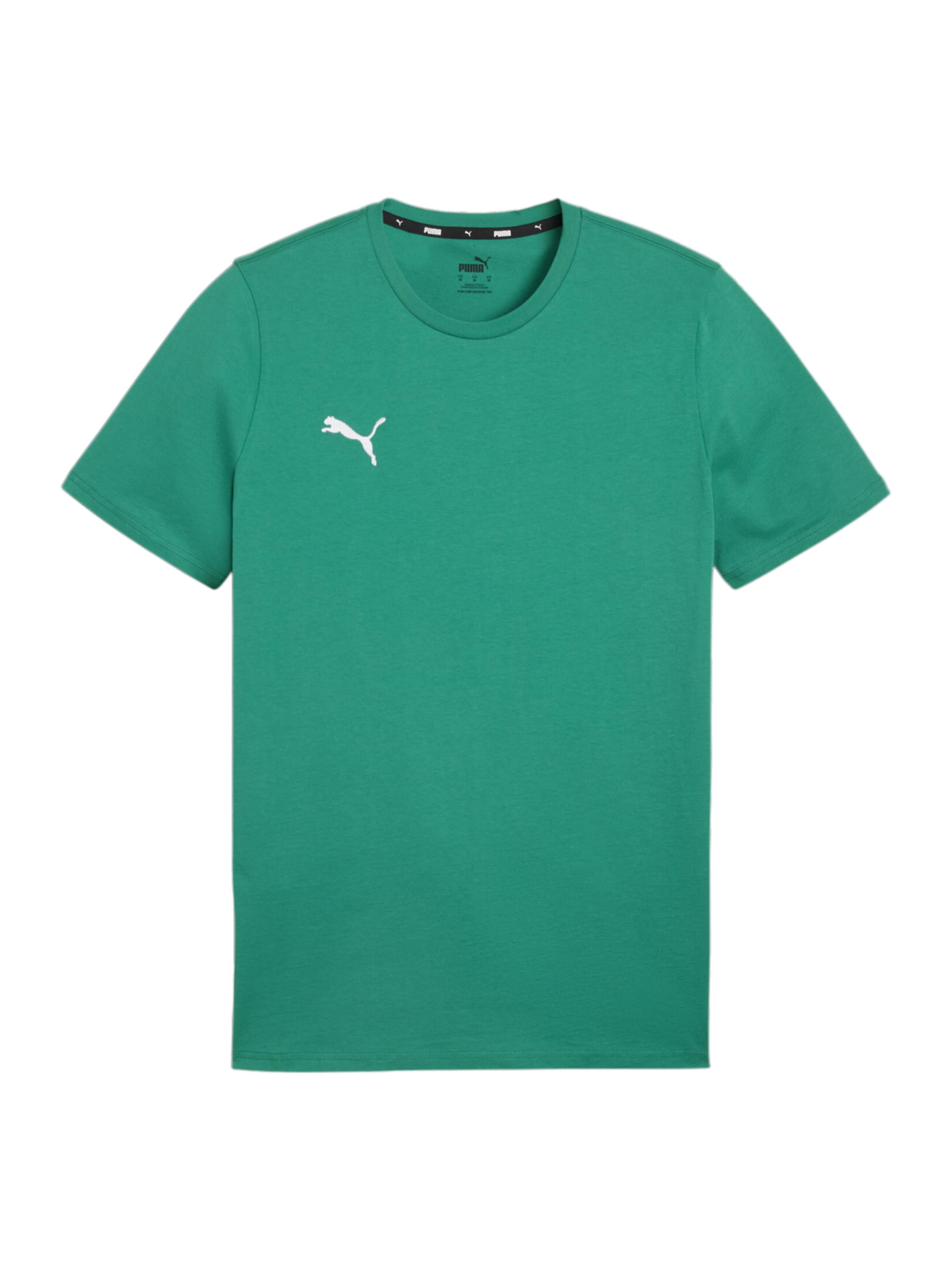 PUMA Sportshirt 'teamGoal' in Grün: Vorderseite