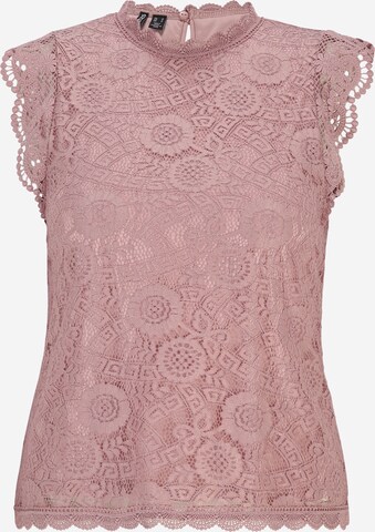 Pieces Petite Bluse i pink: forside