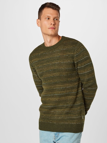 JACK & JONES Trui 'Groove' in Groen: voorkant