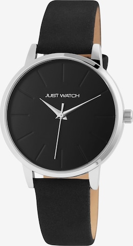 Just Watch Analog Watch 'Ella, 3 ATM' in Black: front