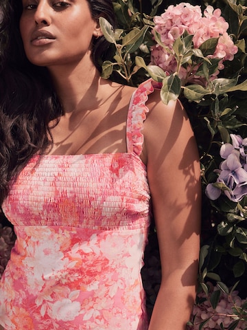 LAURA ASHLEY Бюстие Горнище на бански танкини в розово