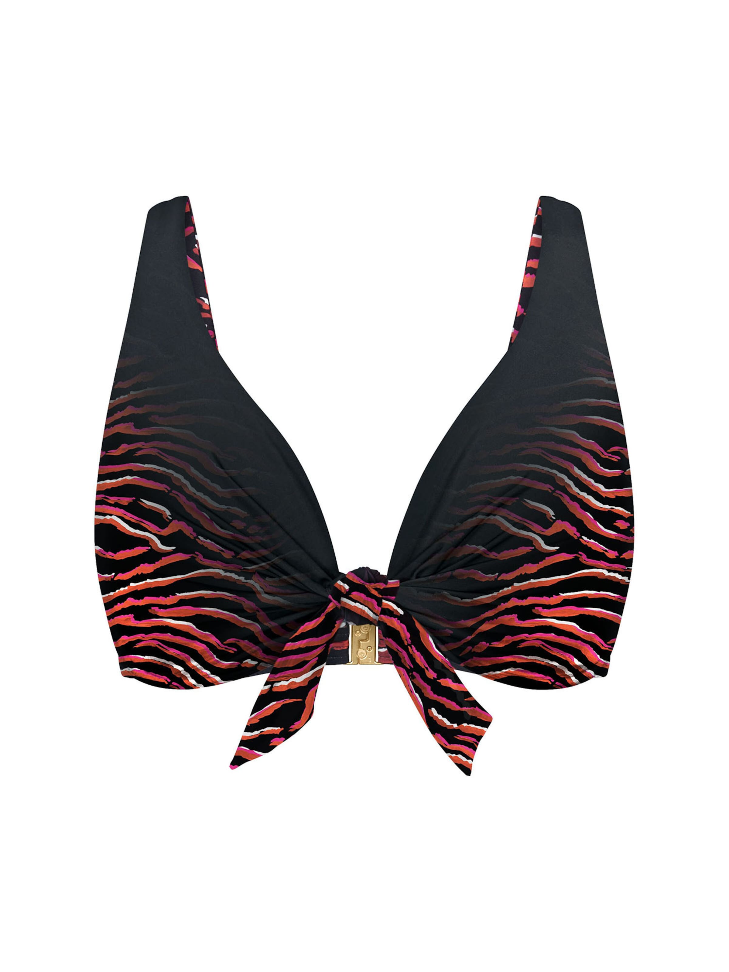 TRIUMPH T-shirt Bikini Top ' Red Label Summer Wild ' in Brown: front