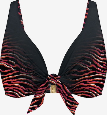 TRIUMPH T-shirt Bikini Top ' Red Label Summer Wild ' in Brown: front