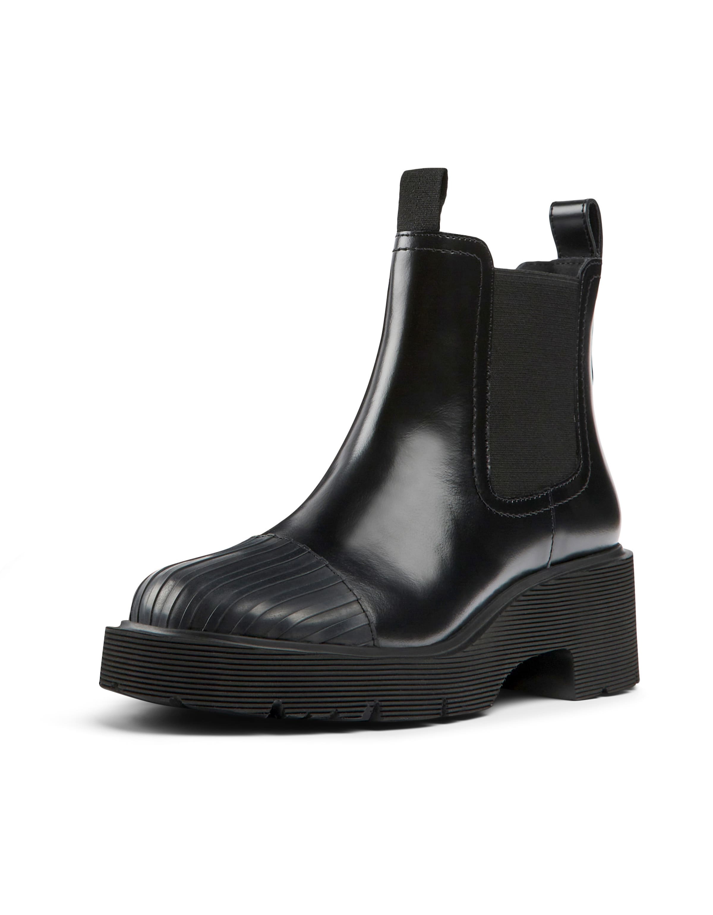 CAMPER Chelsea boots 'Milah' in Zwart: voorkant