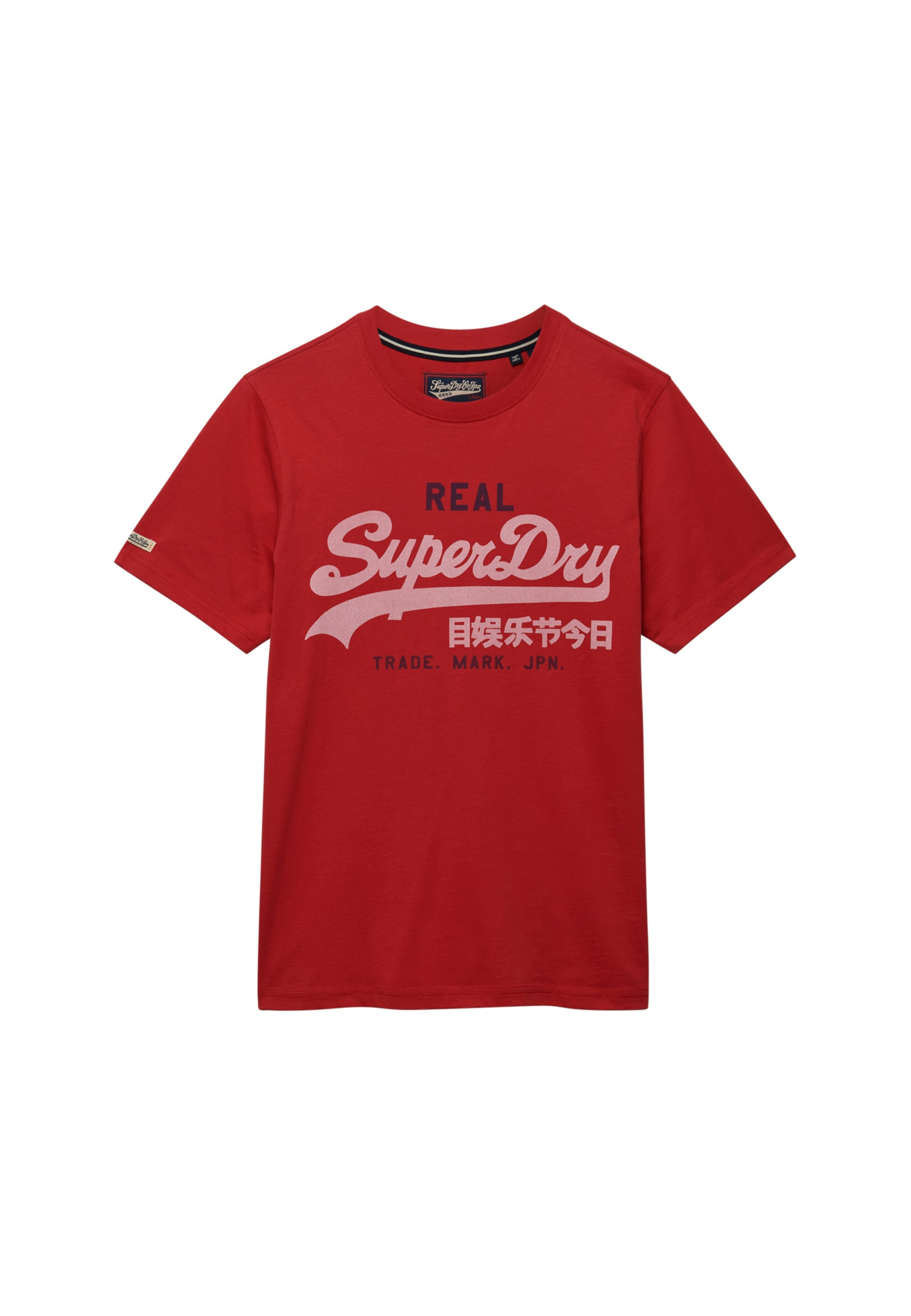 Superdry & Co Shirt 'Vintage Classic' in Rood: voorkant