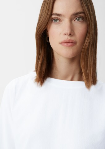 Camicia da donna di comma casual identity in bianco