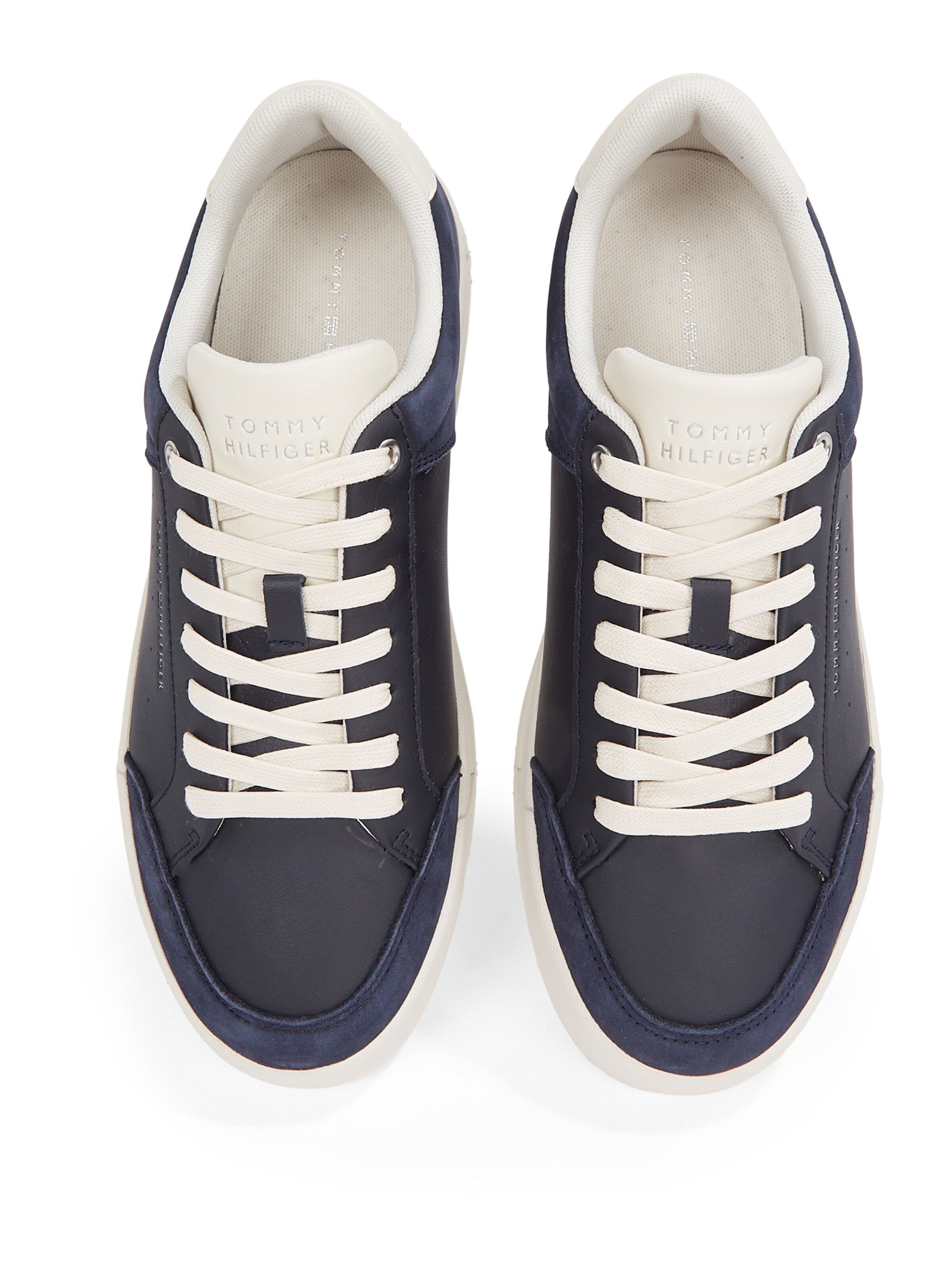 TOMMY HILFIGER Låg sneaker 'COURT' i blå