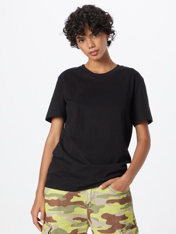 T-shirt 'Les Alpes' Les Petits Basics en noir : devant