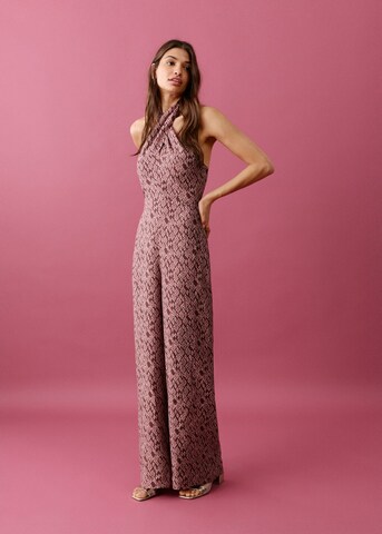 MANGO TEEN Dungarees 'Camelia' in Red: front