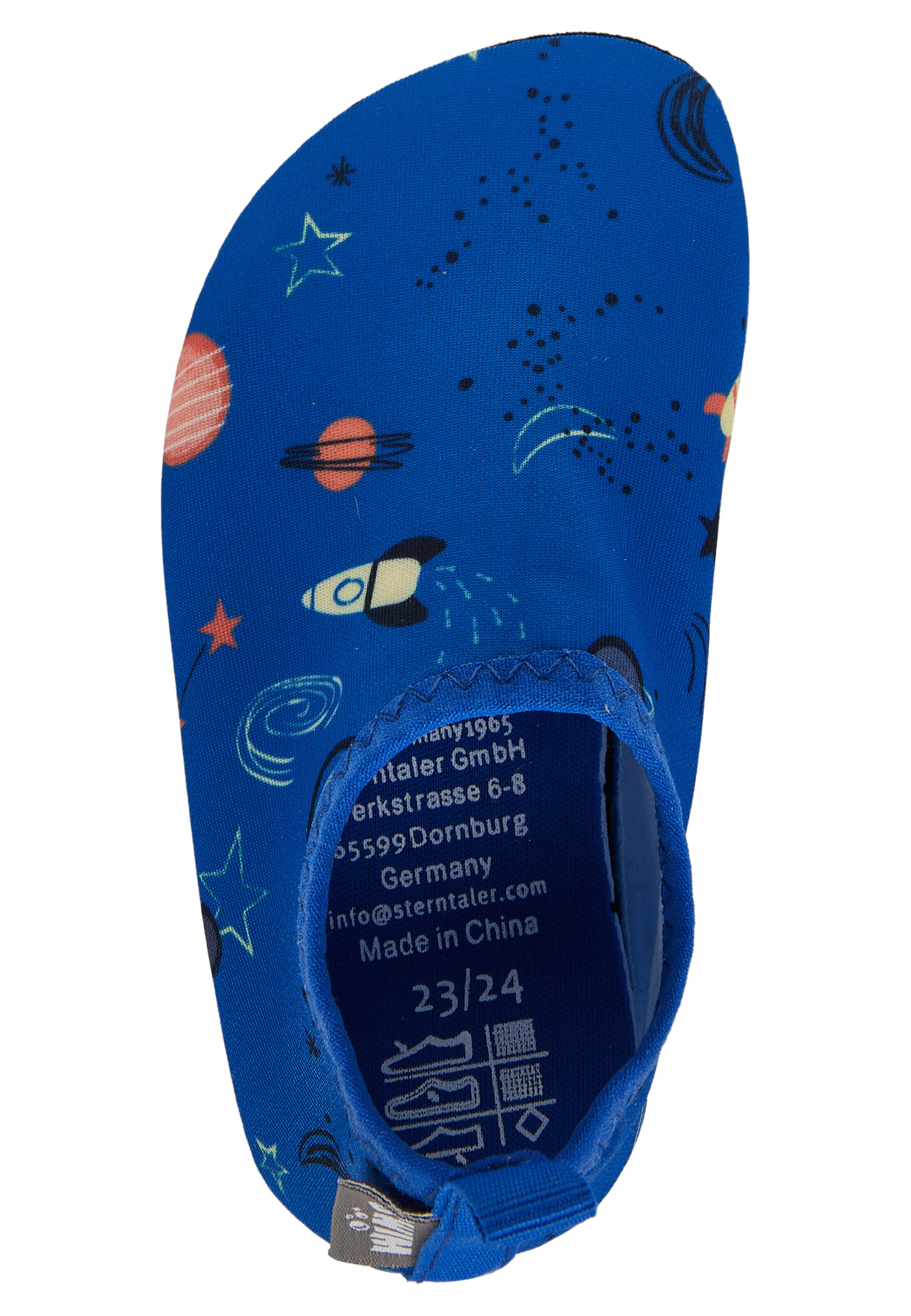 STERNTALER Beach & Pool Shoes 'Weltraum' in Blue