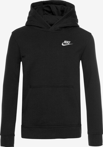 Nike Sportswear Sweatshirt in Zwart: voorkant