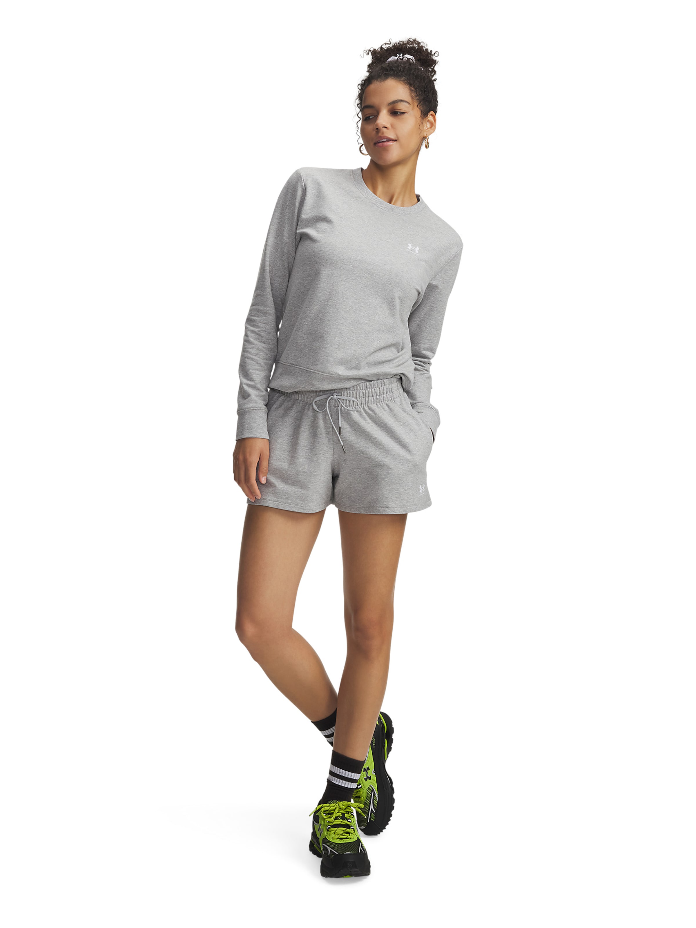 UNDER ARMOUR Skinny Sportbroek in Grijs
