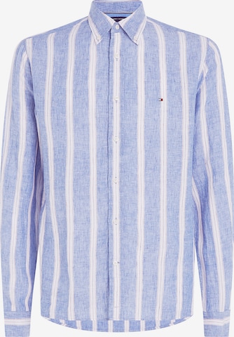 TOMMY HILFIGER Button Up Shirt in Blue: front