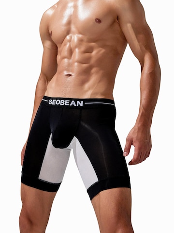 SEOBEAN Lange Unterhose‌‌‌‌ in Schwarz: Vorderseite