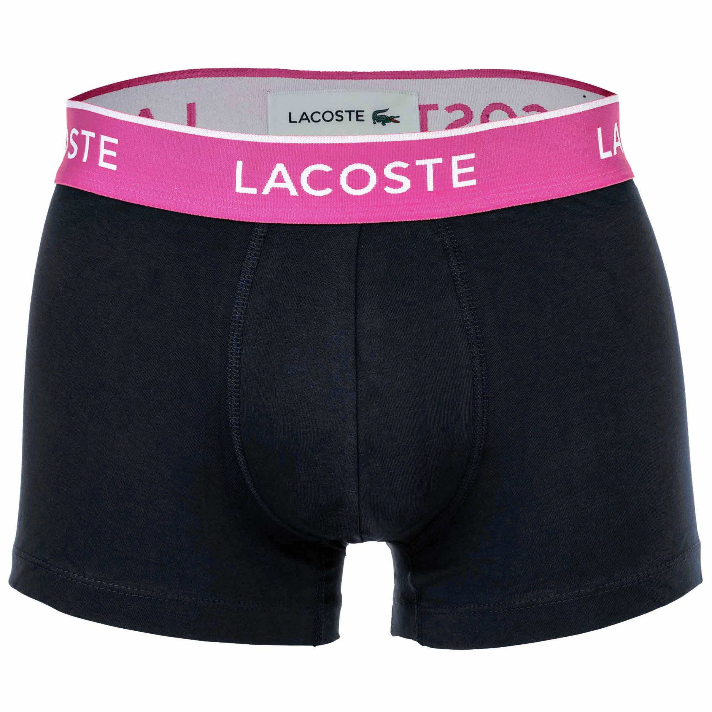 LACOSTE - Calzoncillo boxer en negro
