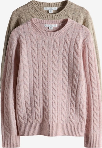 The Set Neulepaita värissä ruskea: etupuoli