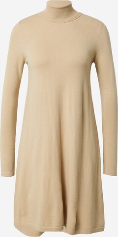 VERO MODA Knit dress 'HAPPINESS' in Beige: front