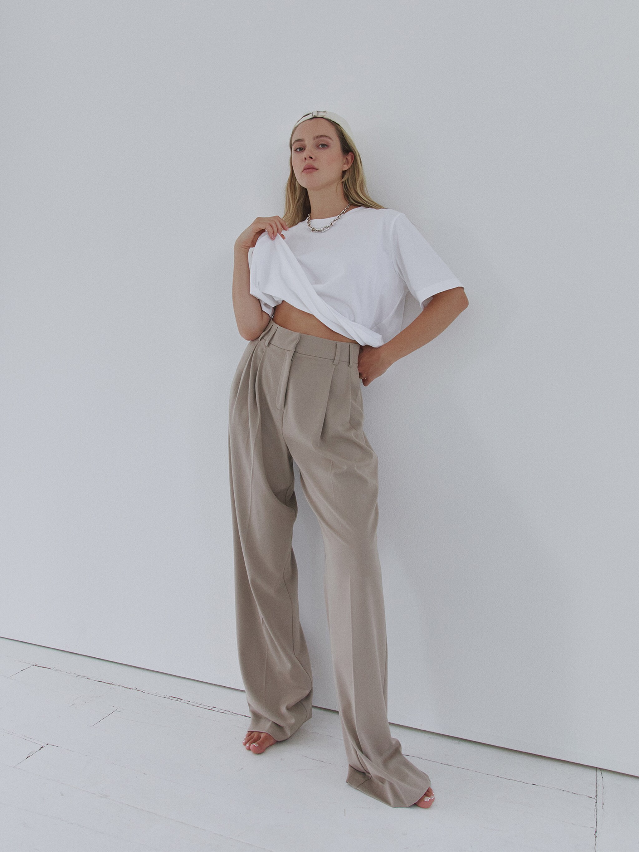 EDITED Producten Shirt 'Larina' Wit
