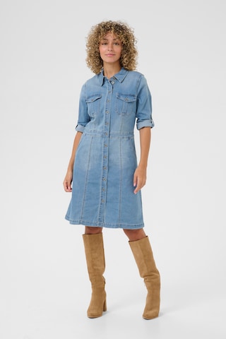 Robe-chemise Cream en bleu