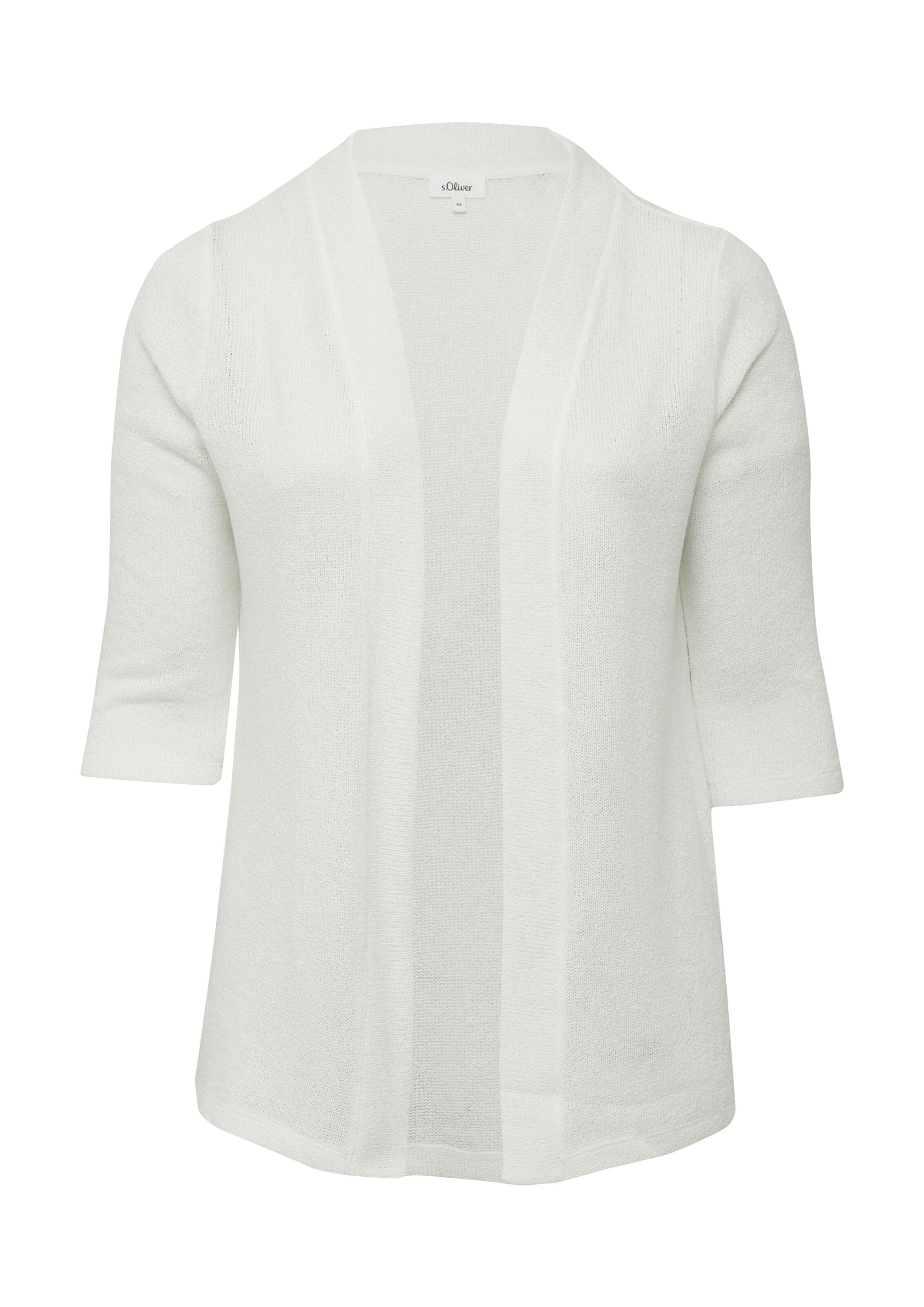 Cardigan s.Oliver Red Label Plus en blanc : devant
