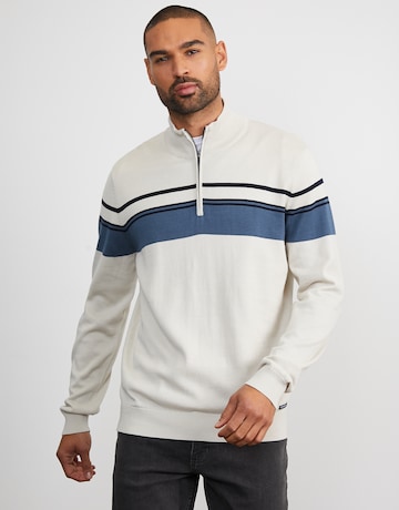 Threadbare Sweater 'Bradley' in Beige: front