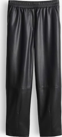 OPUSTapered Hlače 'Myha' - crna boja: prednji dio