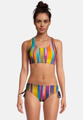 BECO the world of aquasports Bustier Bikini 'Summer Stripes' in Mischfarben: Vorderseite