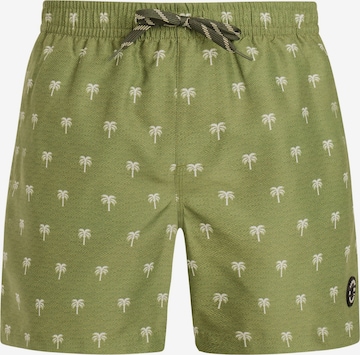 PROTEST Badeshorts 'PRTMascot' in Grün: Vorderseite