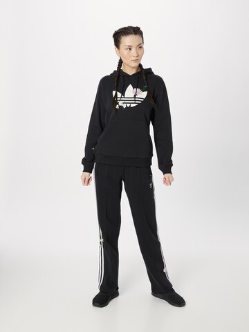 ADIDAS ORIGINALS Свитшот 'Flower Embroidery' в Черный