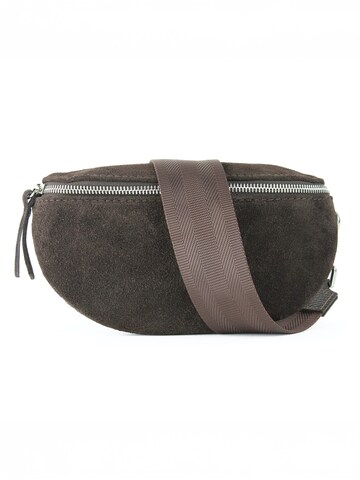 lePelou Fanny Pack 'ARIA small' in Brown: front