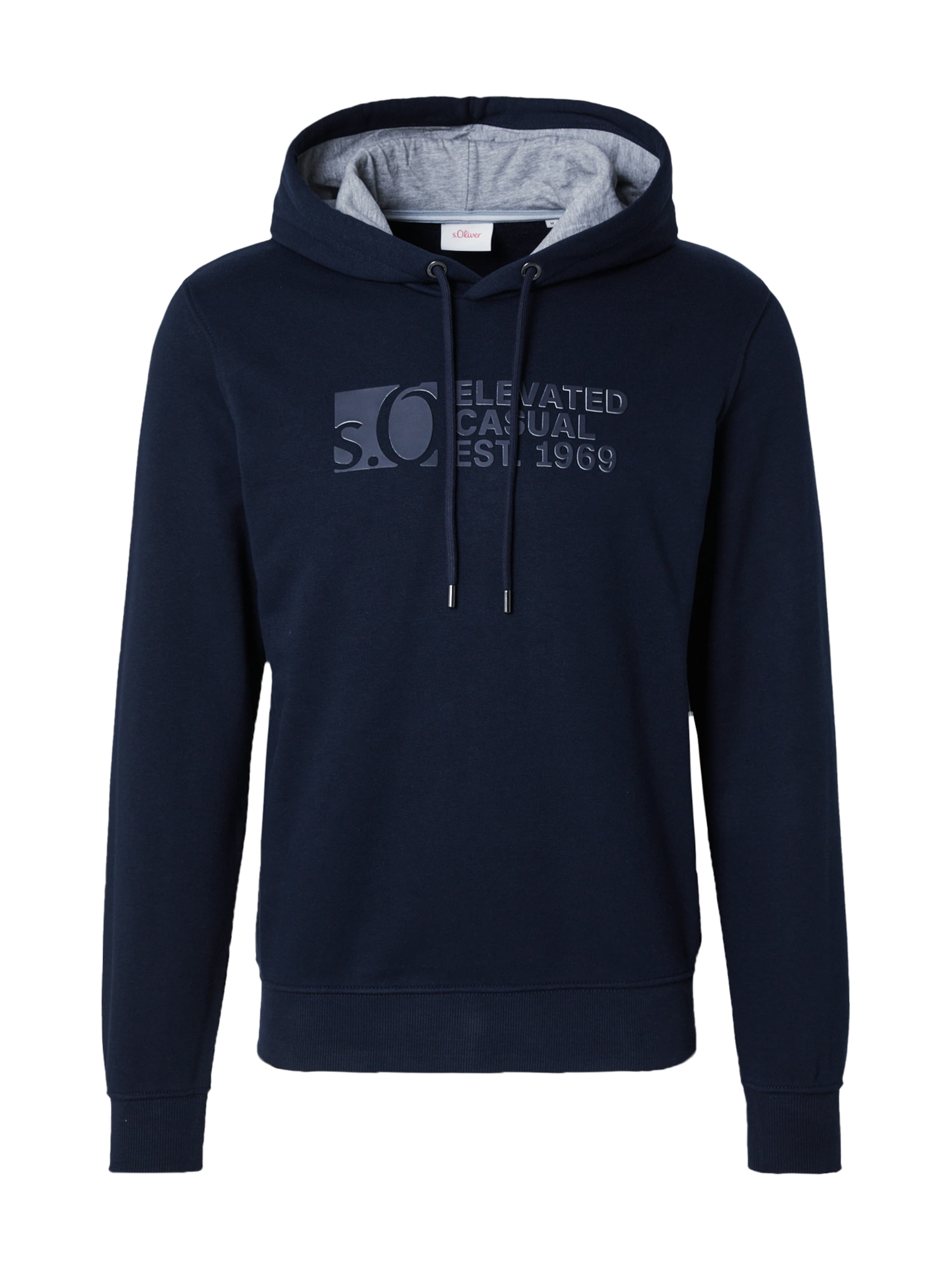 s.Oliver Sweatshirt in Blau: Vorderseite