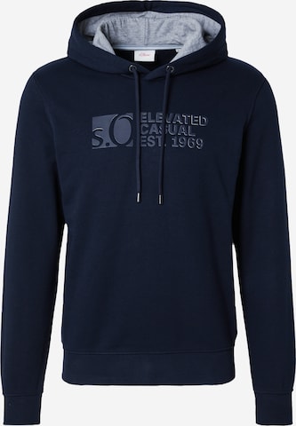 s.Oliver Sweatshirt in Blau: Vorderseite