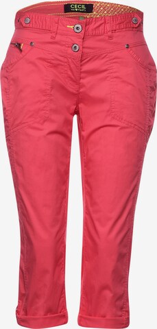 CECIL Kalhoty – červená: přední strana
