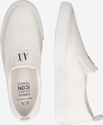 ARMANI EXCHANGE Slip-Ons in White