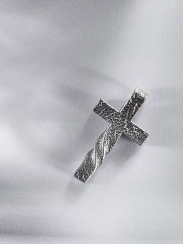 Pendentif 'TWIST' REYTEL en argent : devant