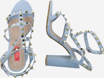 Misspap - Sandalias con hebilla en azul