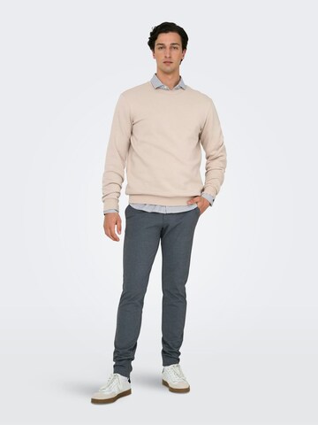 Only & Sons Baggy Broek 'Mark' in Blauw