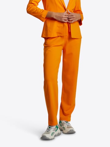 Rich & Royal Regular Trousers in Orange: front