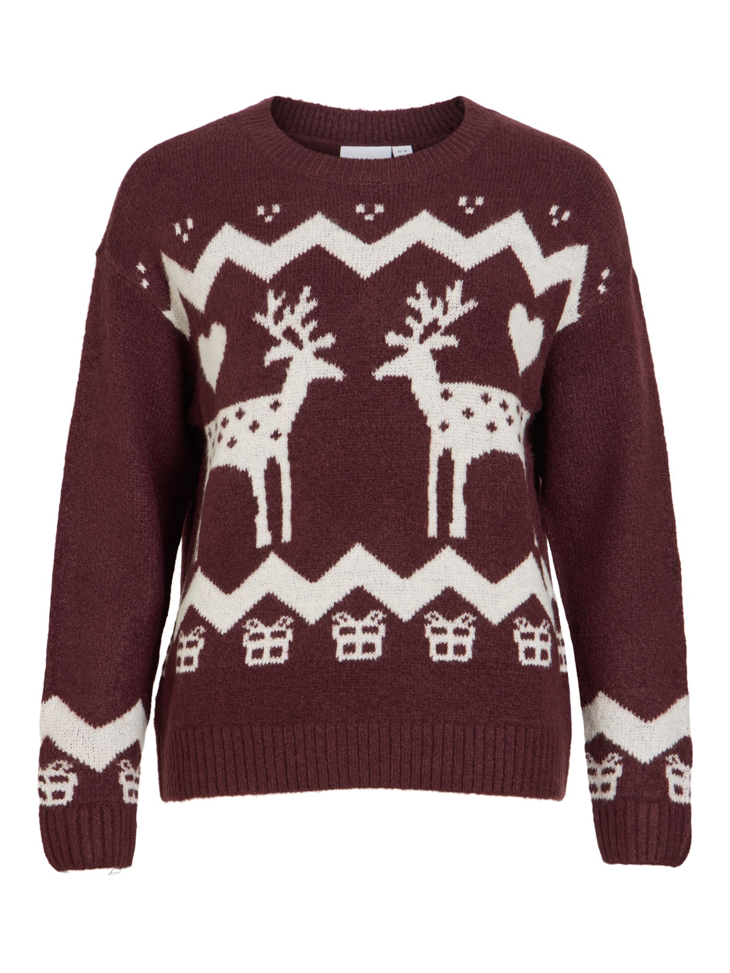 VILA - Jersey 'YULE' en rojo: frente
