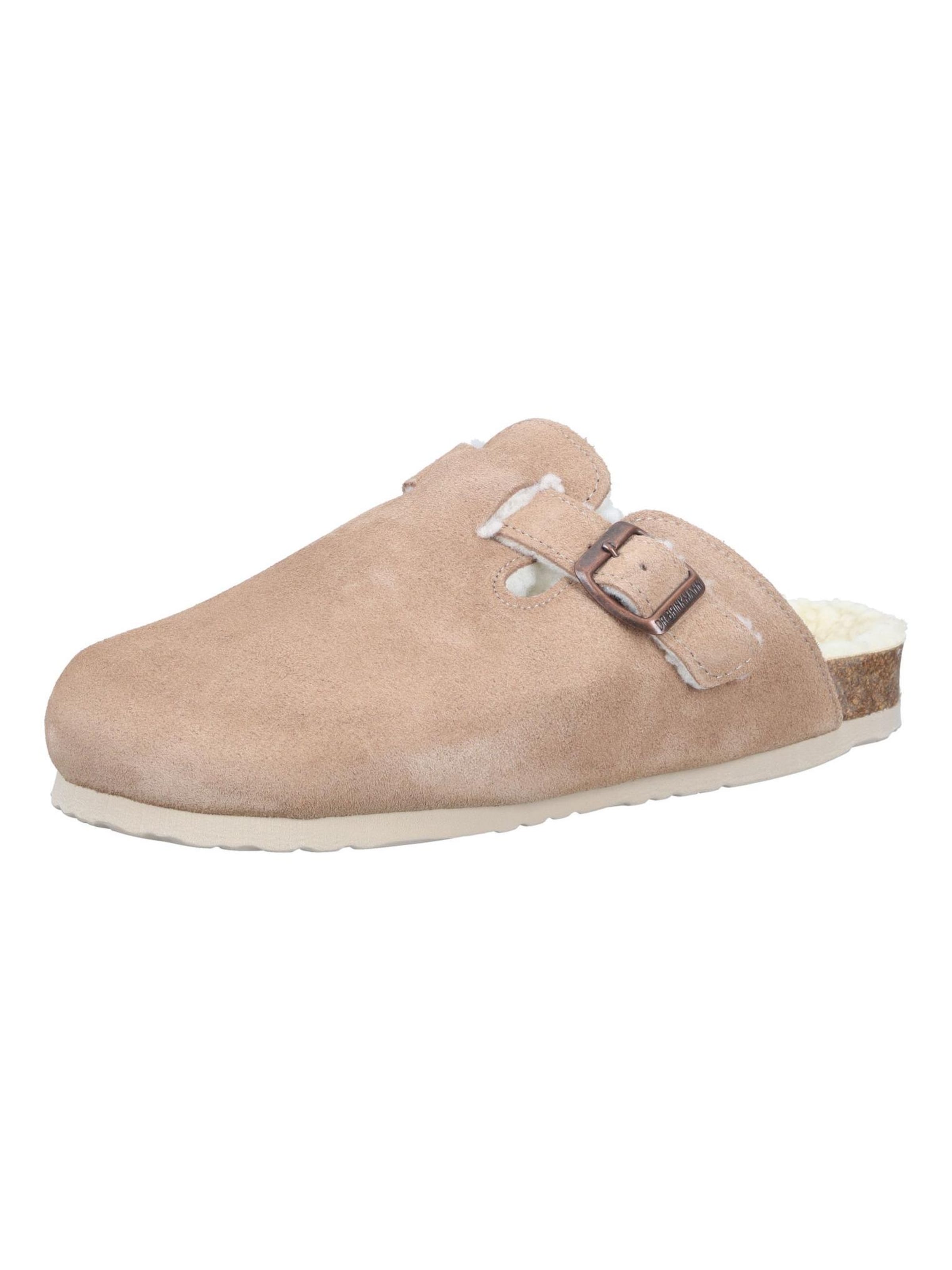 DR. BRINKMANN Slippers 'Hausschuhe NERPIO HOME' in Beige: front