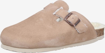 DR. BRINKMANN Hausschuh 'NERPIO HOME' in Beige: Vorderseite