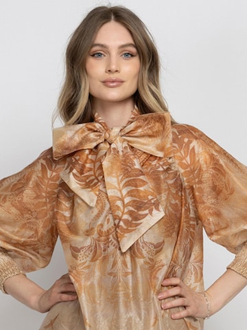 JIORO Dress 'SUNSET' in Yellow