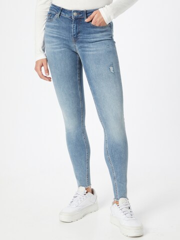 Skinny Jeans 'Peach' de la VERO MODA pe albastru: față