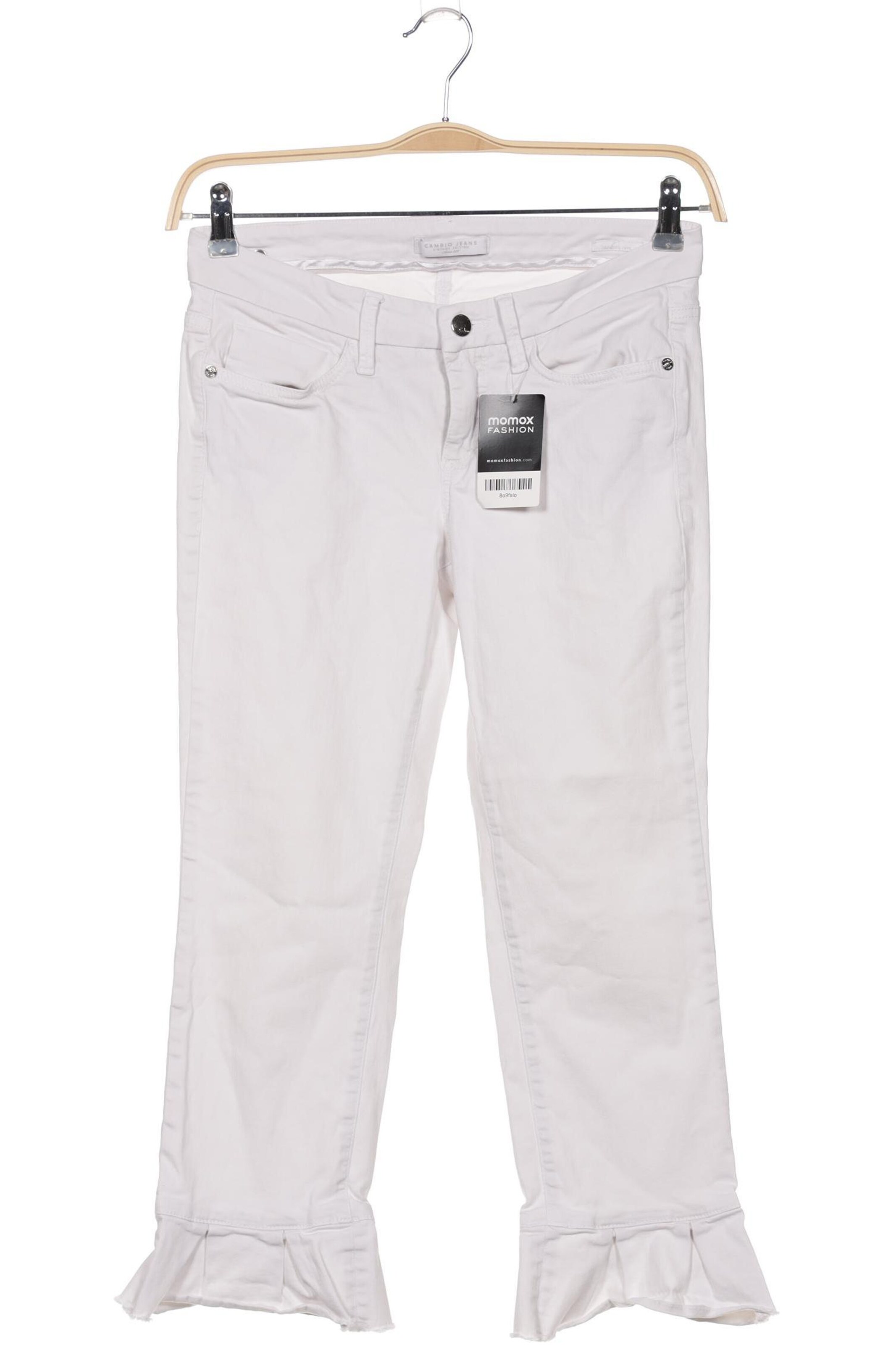 Cambio Jeans in 29 in White: front