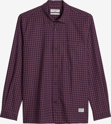 Marc O'Polo DENIM Button Up Shirt in Purple: front