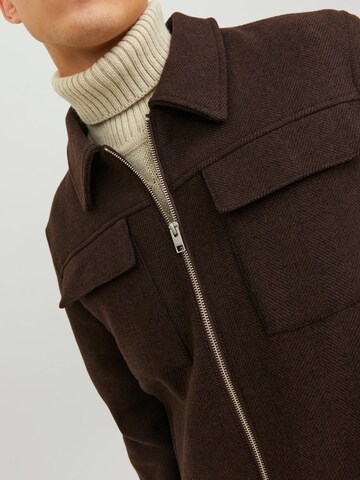 JACK & JONES Between-Season Jacket 'Morrison' in Brown