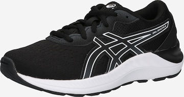 Chaussure de sport ASICS en noir : devant