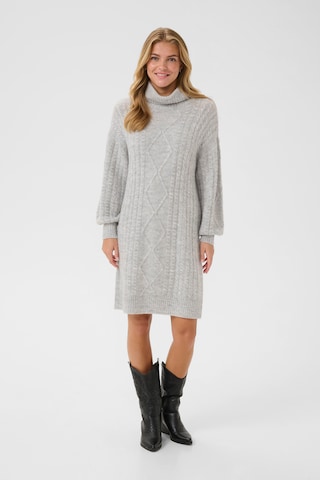 Cream - Vestido de malha 'CRPumpkin' em cinzento